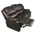 Lorraine Recliner Living Room Set Sofa, Chair Mocha Bonded Leather